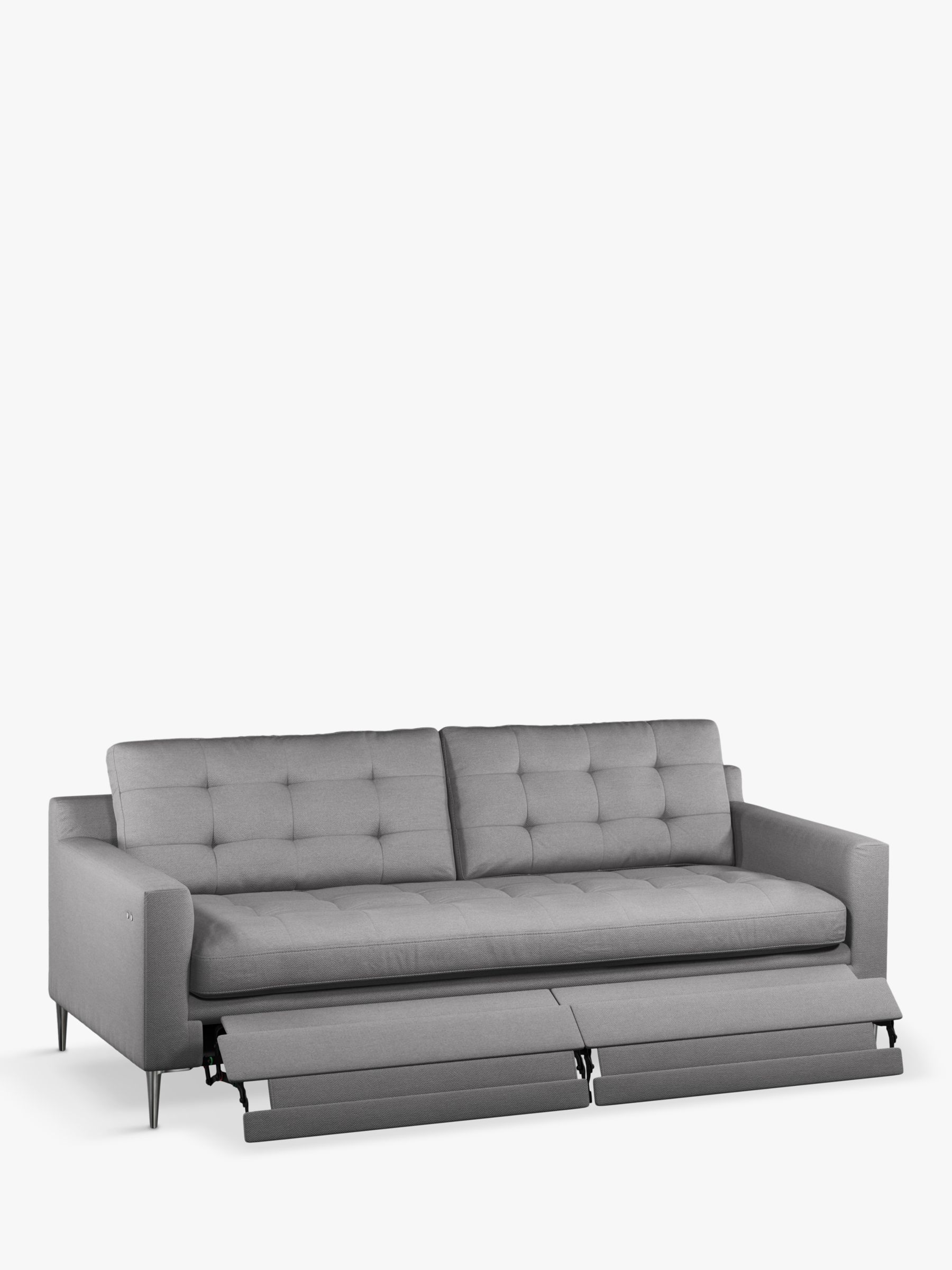 John Lewis Draper II Large 3 Seater Motion Sofa, Metal Leg